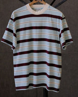 Boxy heavyweight 310g striped cotton t-shirt – view 3