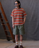 Boxy heavyweight 310g striped cotton t-shirt – view 7