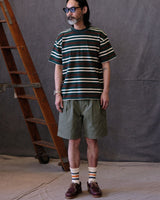 Boxy heavyweight 310g striped cotton t-shirt – view 4