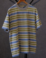 Boxy heavyweight 310g striped cotton t-shirt – view 15