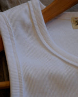 Ribbed vintage cotton-blend tank top – view 6