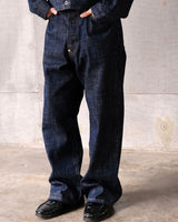 14.5oz Slubby Red-line Selvedge Raw Denim Jeans