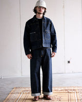 'Work Blue' - Straight-leg Red-line Selvedge Raw Denim Jeans