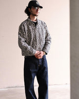 Embroidery Blouson Jacket Thunder Bird Embroidery