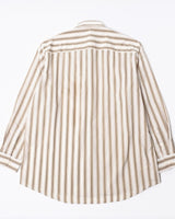 Preppy Vertical Strip Shirt