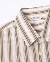 Preppy Vertical Strip Shirt