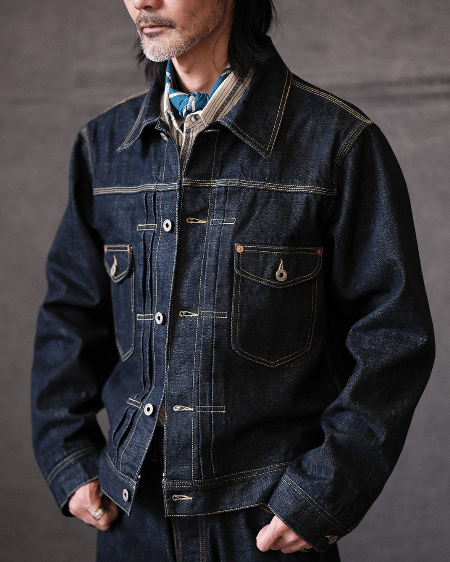 Type-II Raw Denim Redline Jacket | Labour Union Clothing – Labour Union ...