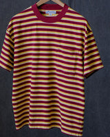 Heavyweight 280g striped cotton pocket t-shirt – view 11
