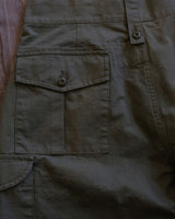 HBT rip-stop military field cargo shorts – view 8