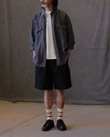 HBT rip-stop military field cargo shorts – view 13