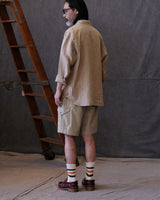 HBT rip-stop military field cargo shorts – view 11