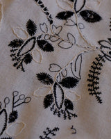 Wheat embroidered white Cuban collar shirt – view 7