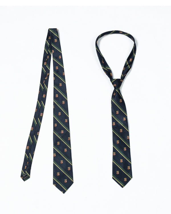Crest Silk Tie