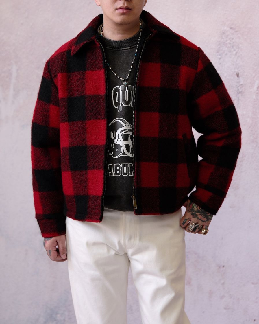 Red&black Checked Jacket – Labour Union Clothing-Since 1986 | Vintage ...