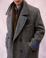 Mohair Wool Peaked Lapel Coat