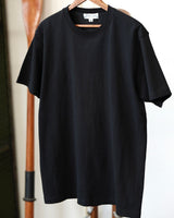 Loopwheeled Black t-shirt (2pcs)