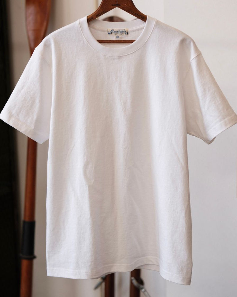 Loopwheeled White t-shirt (2pcs)