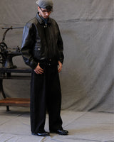 80s Panelled Leather Blouson – Calfskin