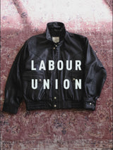 80s Panelled Leather Blouson – Calfskin