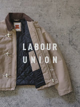 Veste de travail en coton Cavans Field, fermeture pompier