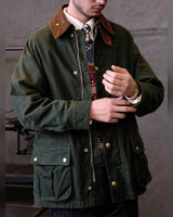 Waxed Cotton Hunting Jacket – worn by model