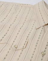 30s Western Jacquard Shirt – Pearl Snap