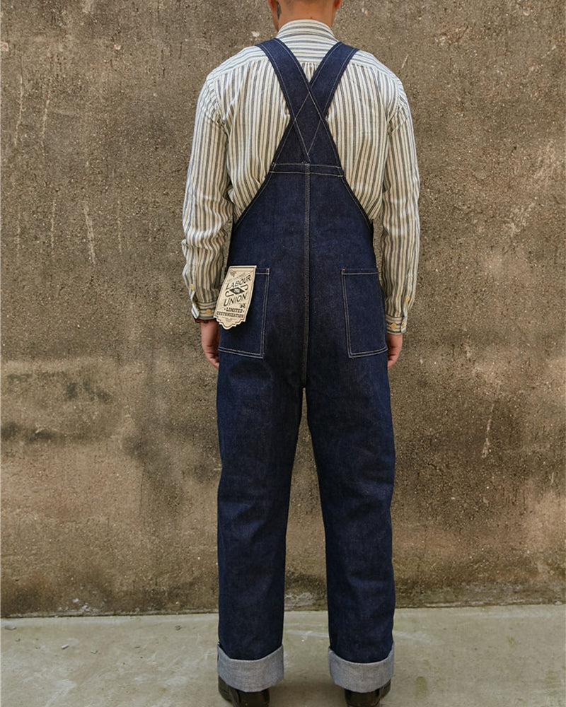 Workwear Raw Denim Dungarees – Labour Union Clothing-Since 1986 ...