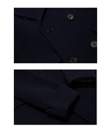 Sapphire Double-breasted Polo Coat