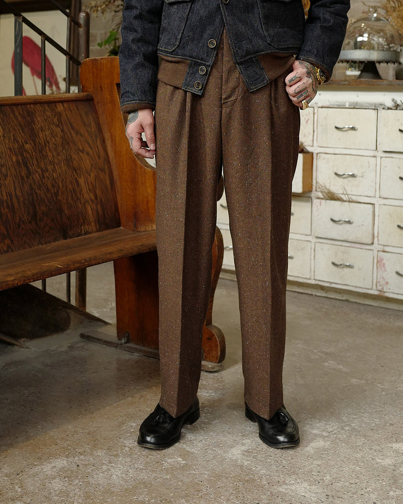 Granite Tweed Suits Trousers