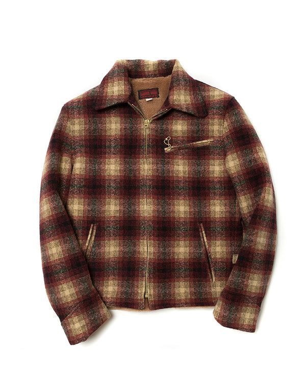 LabourUnion-handmade-clothing-american-retro-vintage-style-menswear-1930s-style-Burgundy-Full-Plaid-Sports-Jacket-Hero