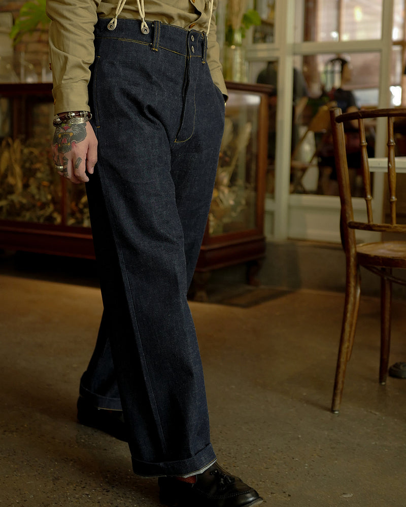 Vintage Style 1930s 1940s Herringbone Tweed Trousers, Mens Trousers for  Women, High Waisted Pants Brown Wool Tweed - Etsy