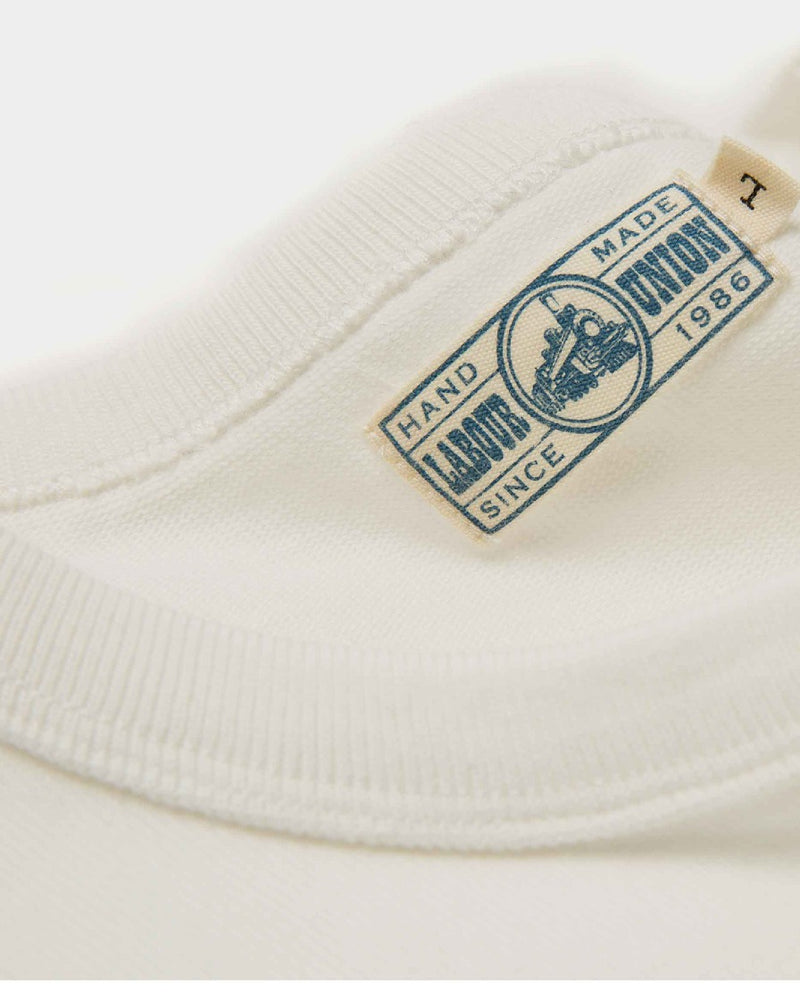 LabourUnion-clothing-american-retro-vintage-handmade-Solid-Color-Cotton-Tee-white-label