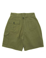 LabourUnion-clothing-american-retro-vintage-handmade-menswear-shorts-British-Army-Double-Buckle -Gurkha-Shorts-back