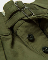 LabourUnion-clothing-american-retro-vintage-handmade-menswear-shorts-British-Army-Double-Buckle -Gurkha-Shorts-green-doublebuckle