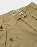 LabourUnion-clothing-american-retro-vintage-handmade-menswear-shorts-British-Army-Double-Buckle -Gurkha-Shorts-khaki-doublebuckle