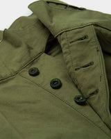 LabourUnion-handmade-clothing-american-retro-vintage-style-menswear-Australian-Army-Buckle-Gurkha-Shorts-green-front-rise-three-buckles