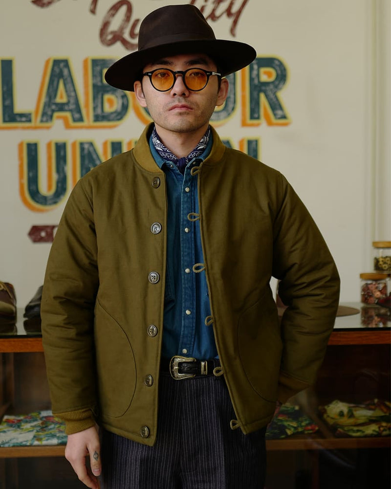 M43 Liner Jacket - Quilted Lining Duck Cotton | Labour Union Clothing ...