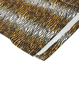 Tiger Pattern Printed Aloha Shirt