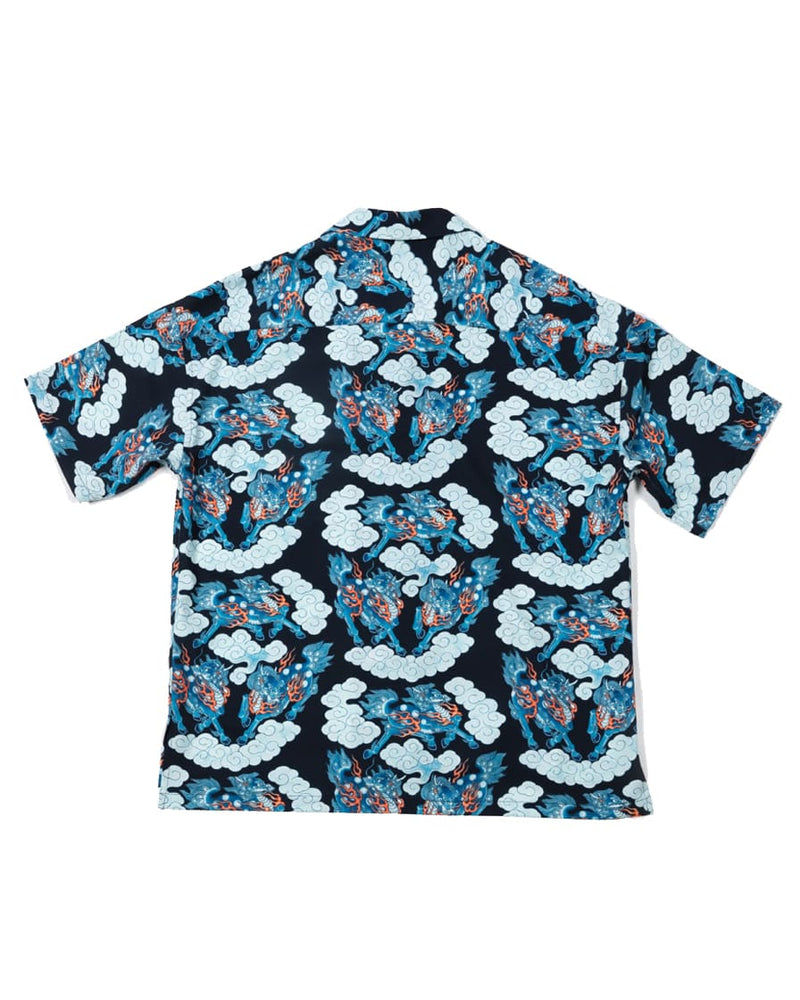 Qilin Printed Aloha Shirt