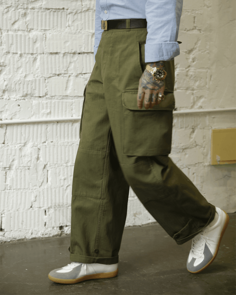 HBT French Army M47 Cargo Trousers – Labour Union Clothing-Since HBT French Army M47 Cargo Trousers – Labour Union Clothing-Since