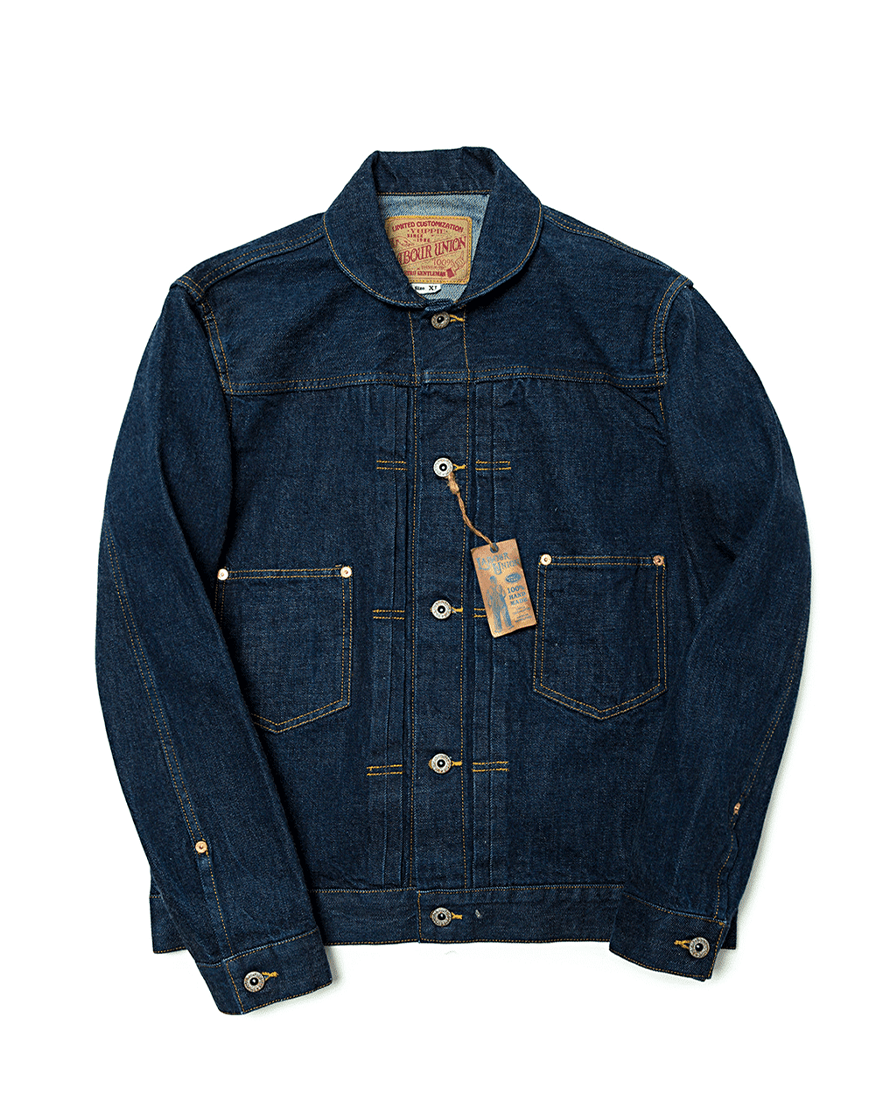 Shawl Collar Denim Jacket – Labour Union Clothing-Since 1986 | Vintage ...
