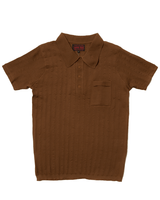 Labourunion_clothing_handemade_american_retro_vintage_style_menswear_tops_50s_greenbook_Rusty_Jaquard_Knit_Polo_Shirt