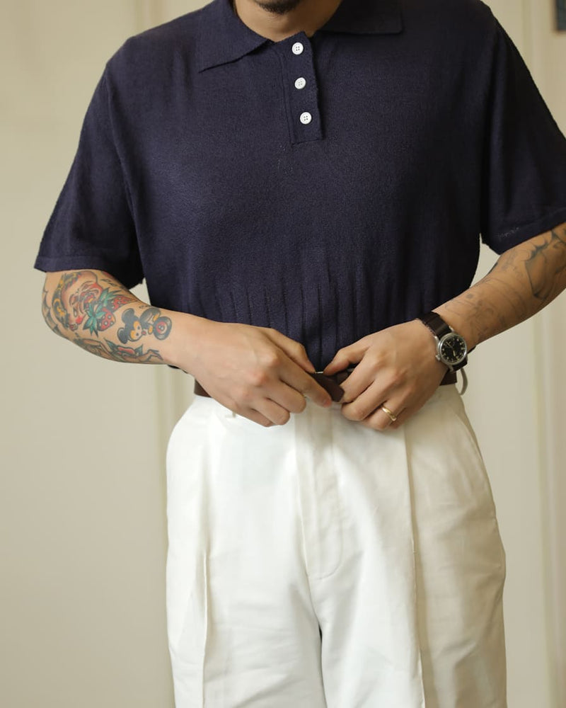 Cutaway Collar Polo Shirt