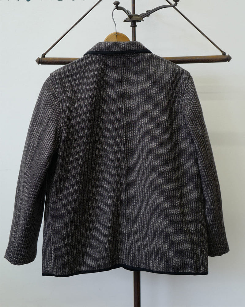 Wool Blend Three Pockets Chore Jacket