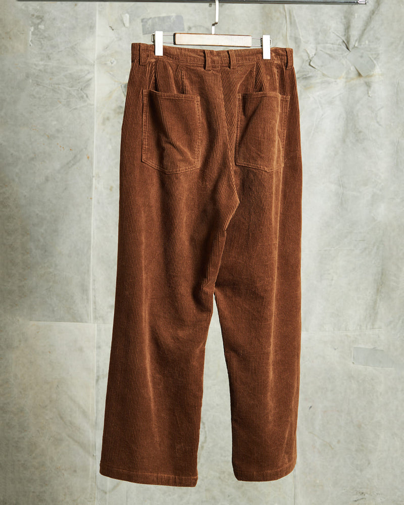 Cord Loose Straight Trousers