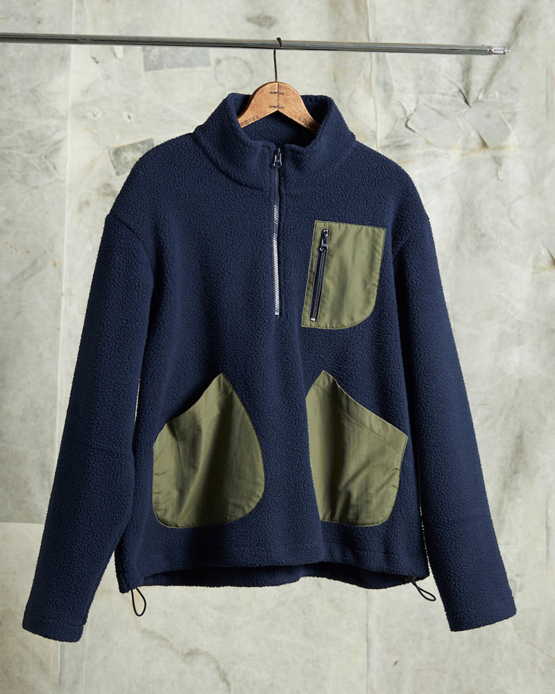 Half-zip Fleece Pullover Sweatshirts