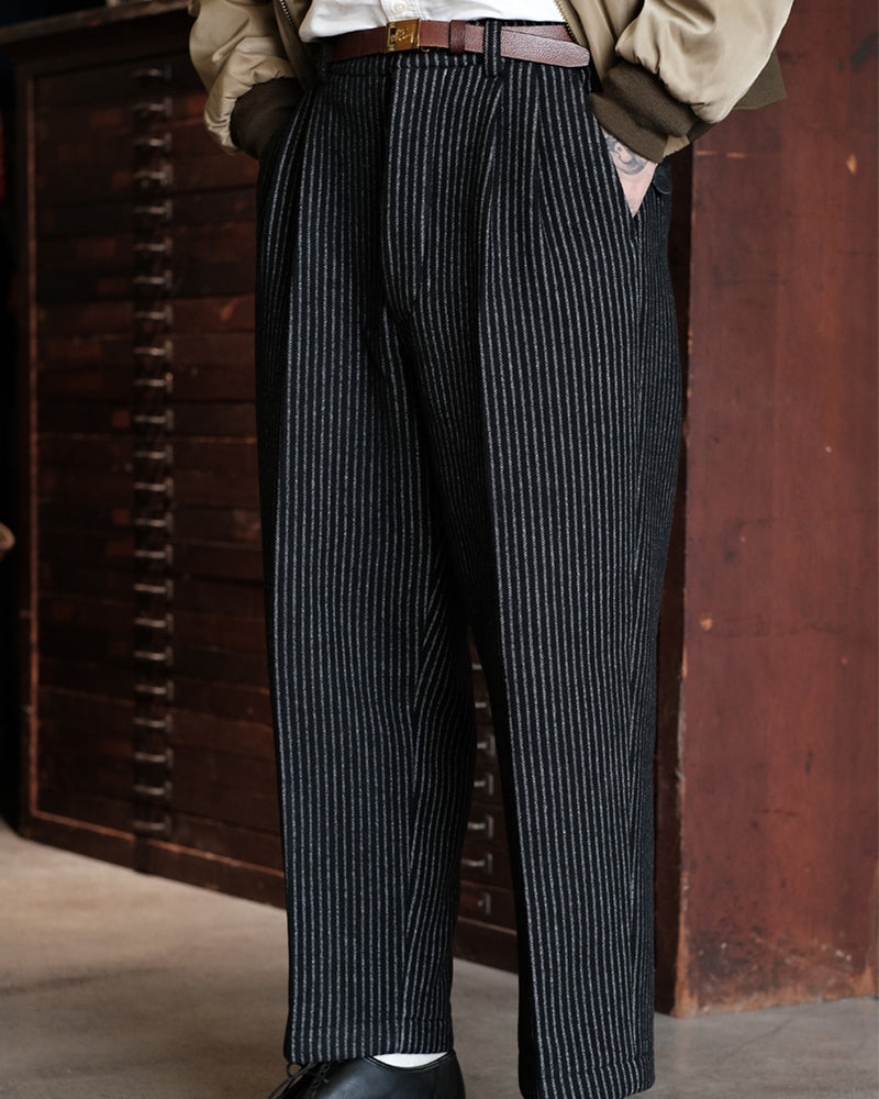 Buy Natural Cotton Striped Trousers with Hair-band Online in India