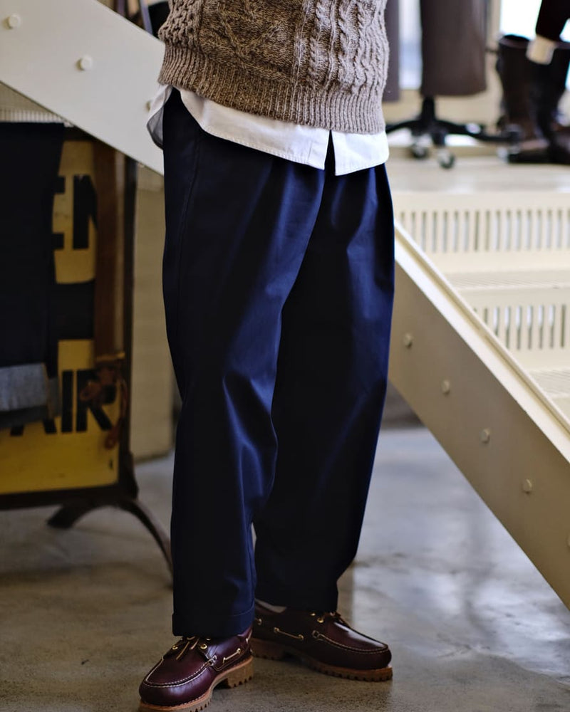 Pleat Twill Chino Pants | Vintage Style Menswear | 22W LabourUnion