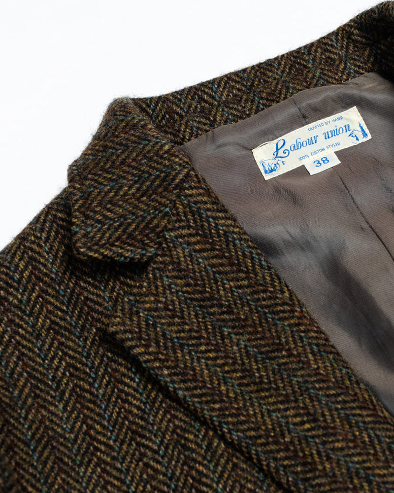 Check herringbone tweed jacket Berlin fit - Regular