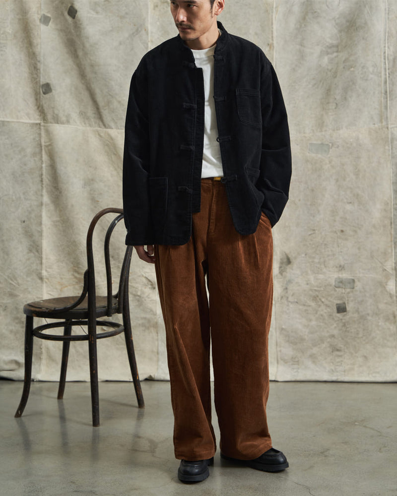 Monk Collar Chore Jacket | Vintage Style Menswear | 22W